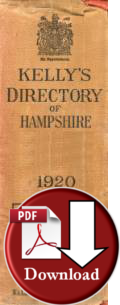 Kellys Directory of Hampshire & The Isle of Wight 1920 (Digital Download)