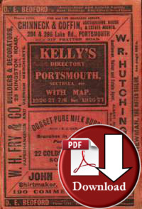 Kellys Directory of Portsmouth, Southsea &c, 1926-27 (Digital Download)
