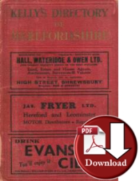 Kellys Directory of Herefordshire 1937 (Digital Download)
