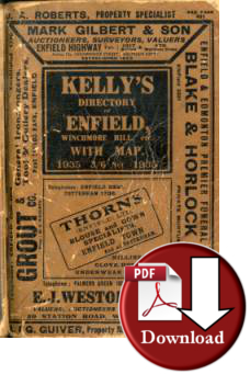 Kellys Directory of Enfield, Winchmore Hill etc, 1935 (Digital Download)