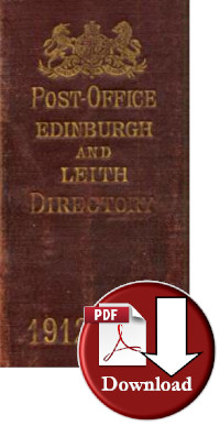 Post Office Edinburgh & Leith Directory 1912-13 (Digital Download)