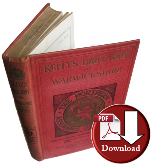 Kelly's 1928 Directory of Warwickshire (Digital Download)