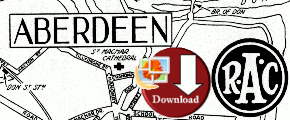 Aberdeenshire Maps (Digital Download)