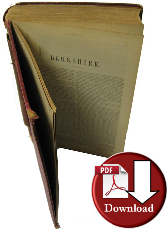 Kelly's Directory of Berkshire and Oxfordshire 1887 (Digital Download)