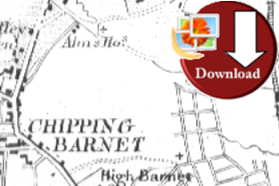 Map of Barnet 1925 (Digital Download)