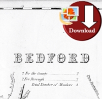 Bedfordshire Maps (Digital Download)
