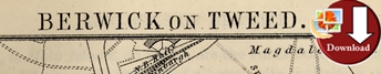 Map of Berwick on Tweed 1888 (Digital Download)