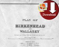 Map for Berkenhead & Wallasay 1914 (Digital Download)