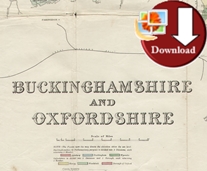 Buckinghamshire & Oxfordshire Map 1920 (Digital Download)