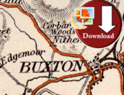 Map of Buxton and the Peak 1883 (Digital Download)