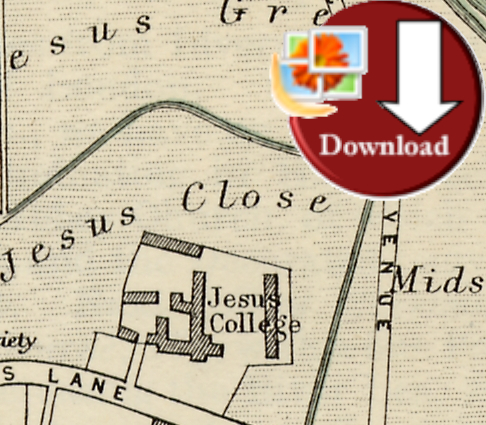 Map of Cambridge 1902 (Digital Download)