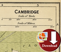 City of Cambridge Map 1920 (Digital Download)