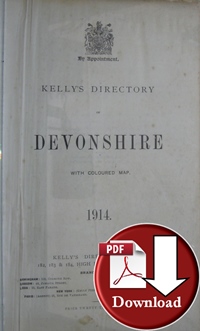 Kelly's Directory of Devonshire 1914 (Digital Download)