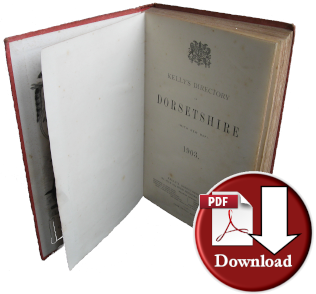 Kelly's Directory of Dorsetshire 1903 (Digital Download)