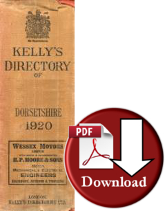 Kelly’s Directory of Dorsetshire, 1920 (Digital Download)