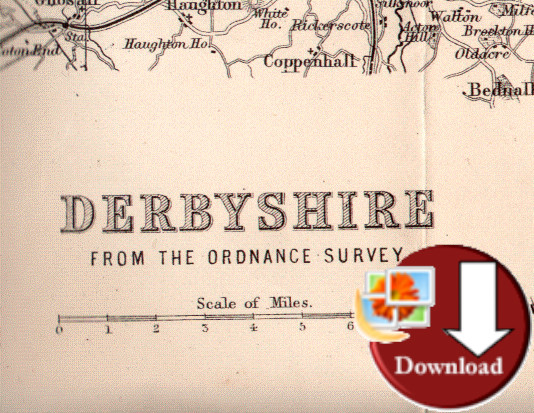 Derbyshire Maps (Digital 