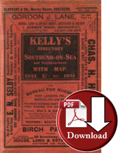 Kelly's Directory of Southend-on-Sea & Neighbourhood, 1931 (Digital Download)