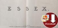 Map of Essex 1895 (Digital Download)