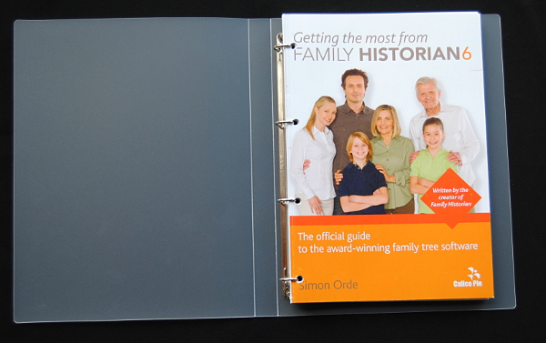 Getting the most from Family Historian 6 - Printed Guide supplied in a Ring Binder