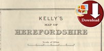 Map of Herefordshire 1937 (Digital Download) 