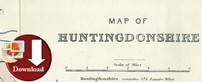 Map of Huntingdonshire 1924 (Digital Download)