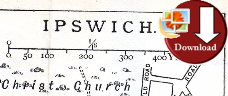 Street plan of Ipswich 1902 (Digital Download)