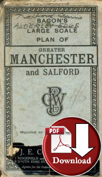 Map of Manchester & Salford plus index 1923 (Digital Download)