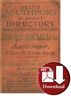 Seed's Southport & District Directory, 1933-34 (Digital Download)