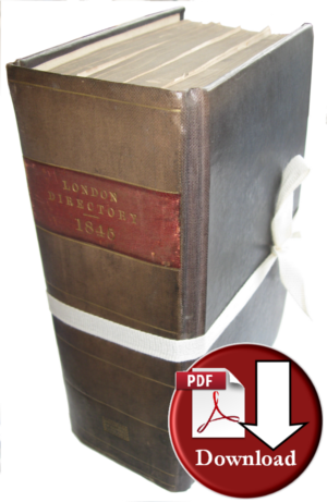 Post Office London Directory 1845 (Digital Download)