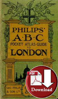 Philips' ABC Pocket Atlas Guide to London, ca 1930 (Digital Download)
