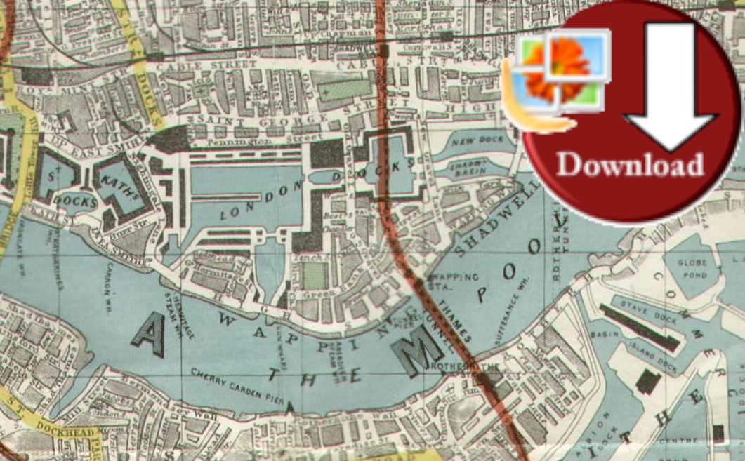 Map of London 1916 (Digital Download)