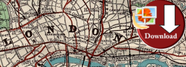 Map of London 1947 (Digital Download)