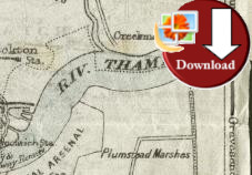 Map of London area 1920 (Digital Download)