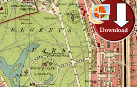 Street Map of London Suburbs 1930 (Digital Download)