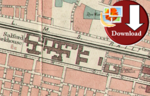 Map of Manchester & Salford 1936 (Digital Download)
