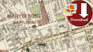 Street Plan for Marylebone 1924 (Digital Download)