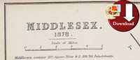 Map of Middlesex 1878 (Digital Download)