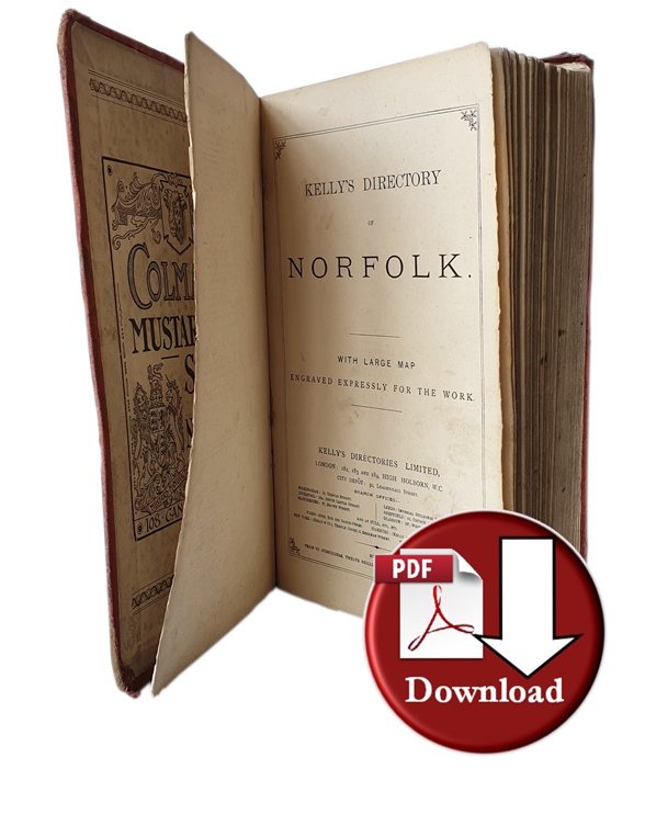 Kelly's Directory of Norfolk 1900 (Digital Download)