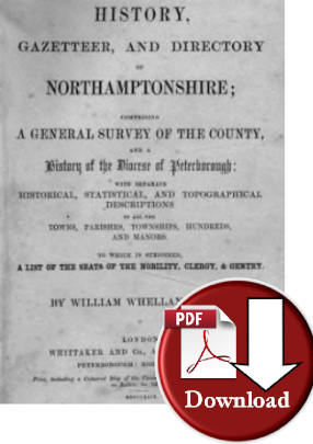 Whellan's Directory of Northamptonshire 1849 (Digital Download)