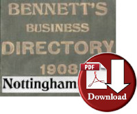Bennett's Business Directory of Nottinghamshire 1908 (Digital Download)