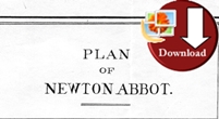 Map of Newton Abbott 1937 (Digital Download)