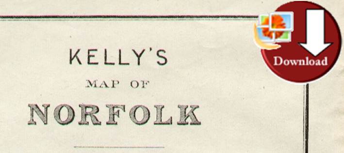 Map of Norfolk 1922 (Digital Download)