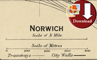 Map of Norwich 1920 (Digital Download)