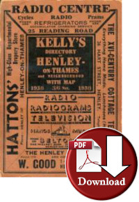Kelly's Directory of Henley-on-Thames & Neighbourhood 1938 (Digital Download)