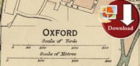 Map of Oxfordshire & Buckinghamshire1920 (Digital Download)
