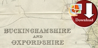 Map of Oxfordshire & Buckinghamshire 1931 (Digital Download)