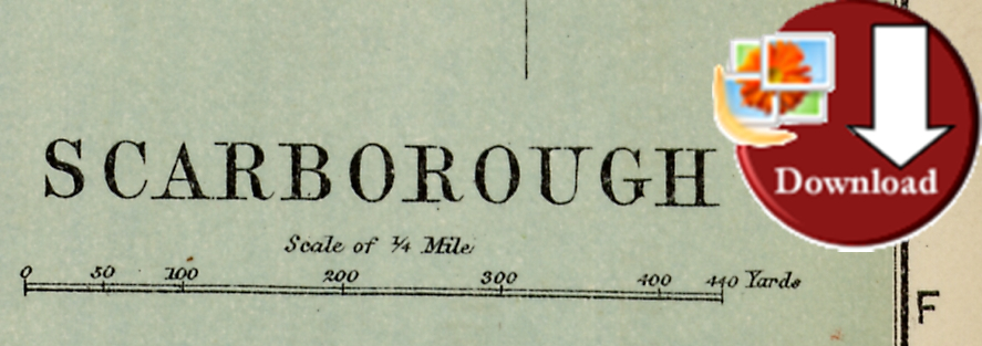 Map of Scarborough 1890 (Digital Download)