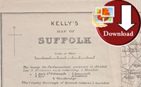 Map of Suffolk 1929 (Digital Download)
