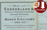 Map of Sunderland 1889 (Digital Download)