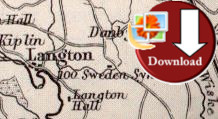 Map of the Yorkshire Dales 1890 (Digital Download)